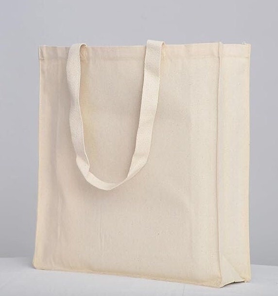 Organic Cotton Tote Bag, Re-useable Shopping Bag, Plain Tote Shoulder  Shopper, Cotton Shopping Bag, Plastic Free, Zero Waste, Eco Friendly -   Sweden