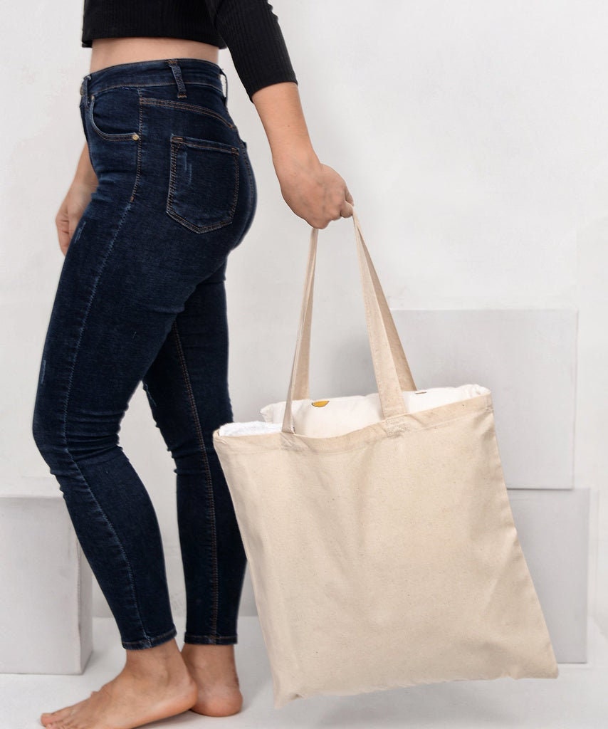 TBF 12 Pack Organic Blank Canvas Tote Bags 100 Cotton Canvas
