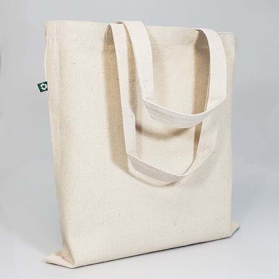 Blank Bulk Canvas Tote Bags Wholesale Organic, Natural Color Plain Bags for  Decorating, Heat Transfer, Printing, DIY, Crafts