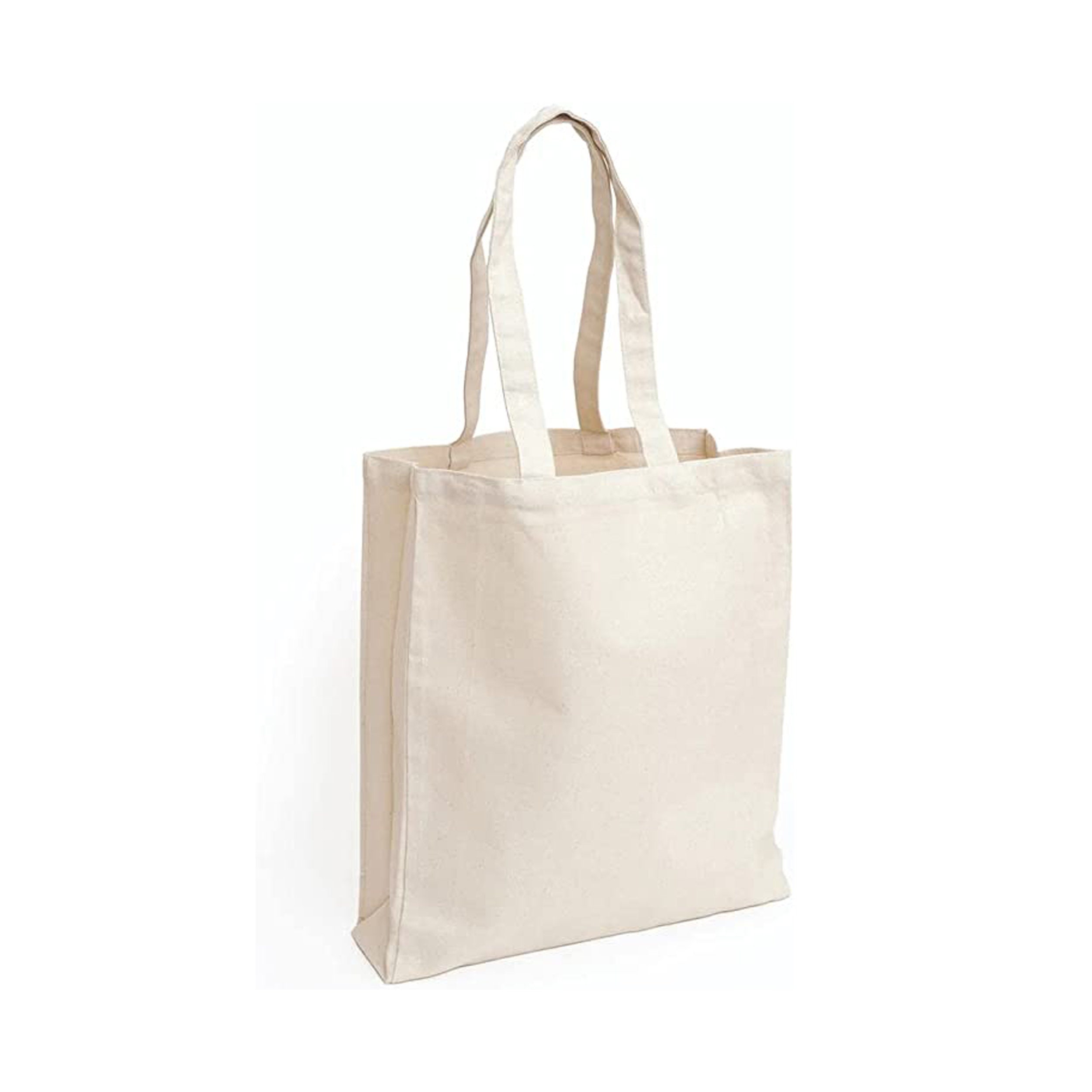 Wholesale Natural Cotton Carrying Tote Bags, Canvas Cloth Bags in Bulk –  Pergee