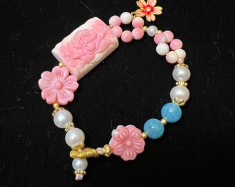 Queen Conch Muschel Armband