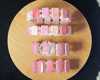Lucky Theme Queen Conch Shell | Armband | Queen's Becket Fortune handfertiges Produkt