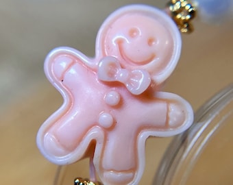 Christmas | Gingerbread Man | Queen Conch Shell | Bracelet | 圣诞节女王贝手链成品