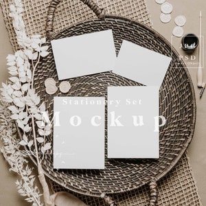Mockup wedding invitation, wedding stationery mockup, wedding suite mockup, stationary mockup, invitation card mockup, 5x7 card mock up C1