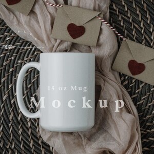 Valentines day mug mockup, mug mockup 15 oz, mug mockup boho, valentines mug mockup, 15 oz mug mockup, mug mock ups, coffee cup mock up L6