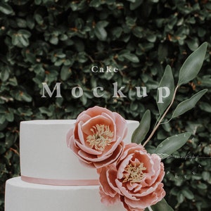 Mockup di cake topper, mockup di torta, mockup di torta, mockup di torta nuziale, mockup di topper, mockup di torta, mockup di topper, mockup di torta