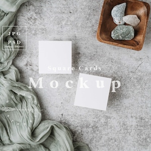 Mockup visitekaartje, mockup vierkante kaart, mock-up visitekaartje, mock-up visitekaartje, mockup trouwkaart, mockup dubbele kaart L2