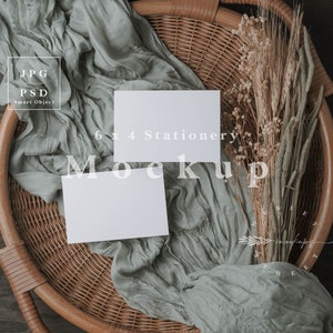 4x6-Mockup, 6x4-Mockup, Grußkarten-Mockup psd, horizontales Einladungsmockup, Hochzeitsbriefpapier-Mockup, Einladungs-Mockup, Postkarten-Mockup C4
