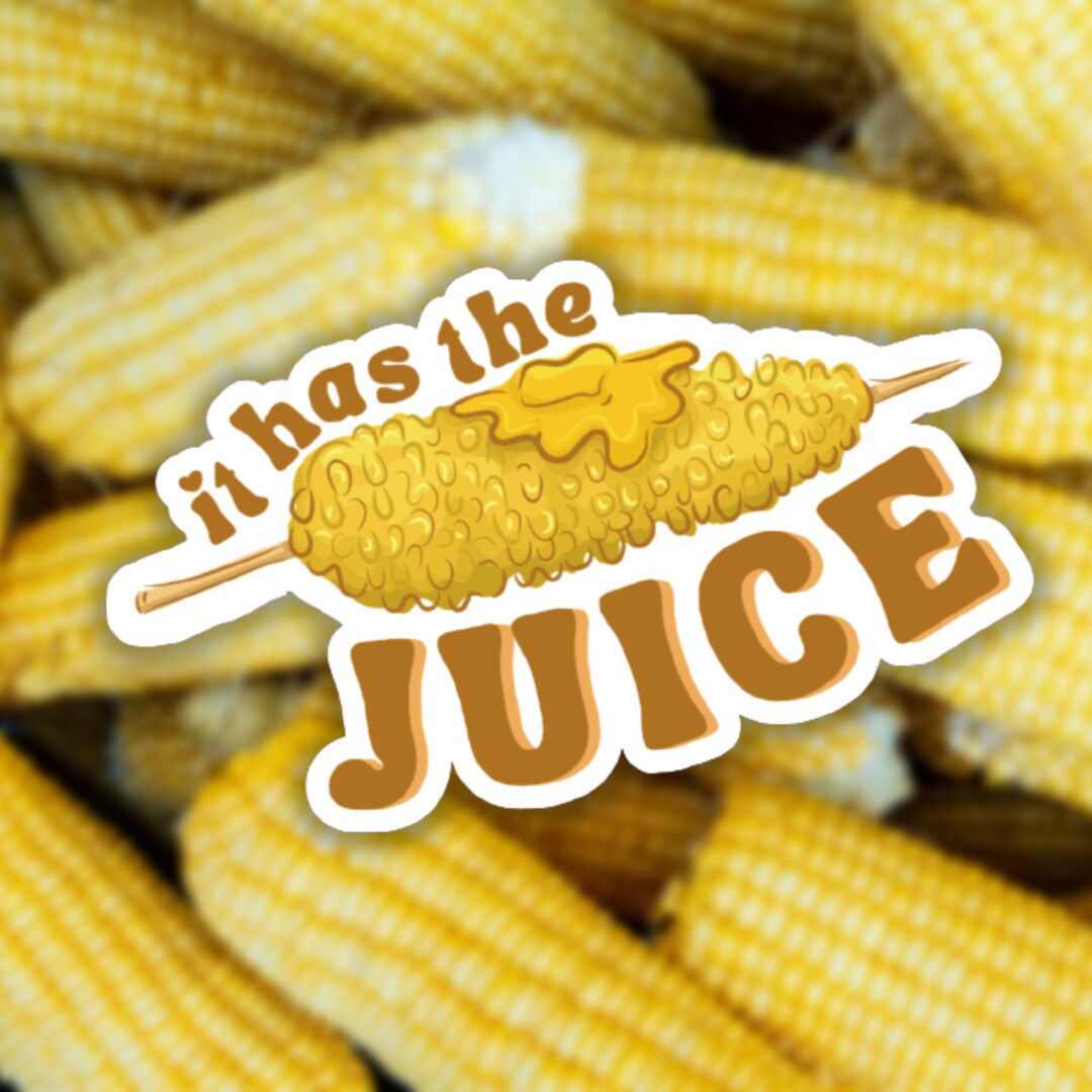 Corn Kid Interview Sticker It Has the Juice Tik Tok Sticker Etsy