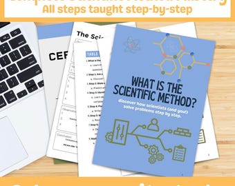 Scientific Method Unit Study | Homeschool Science Curriculum | Ages 8-11 | 8 Lessons | STEM Activities