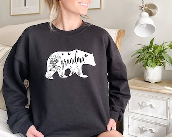 grandma bear moletom com capuz