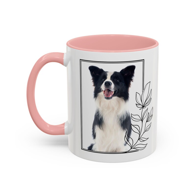 Custom Dog Photo Mug With Name, Dog Lover Gift, Birthday Gift for Dog