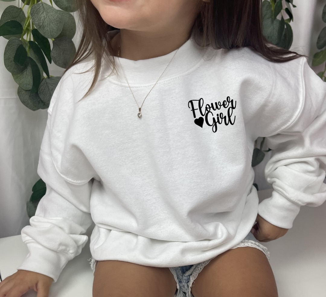 Flower Girl Sweater Junior Bridesmaid Gift Bridesmaid Gift Etsy