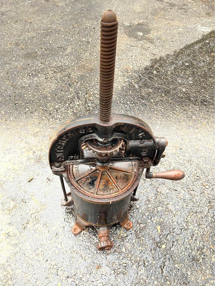 Antique Enterprise Mfg. Co.sausage Stuffer Fruit Press Lard Etsy