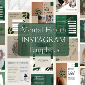 40 Mental Health Templates for Instagram