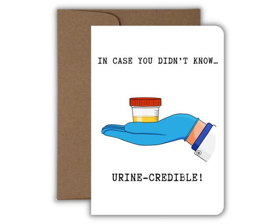Funny Nurse Card, Healthcare Worker Gift, Medical Humor Card, Coworker Appreciation Card, Friend Gift, Doctor Gift