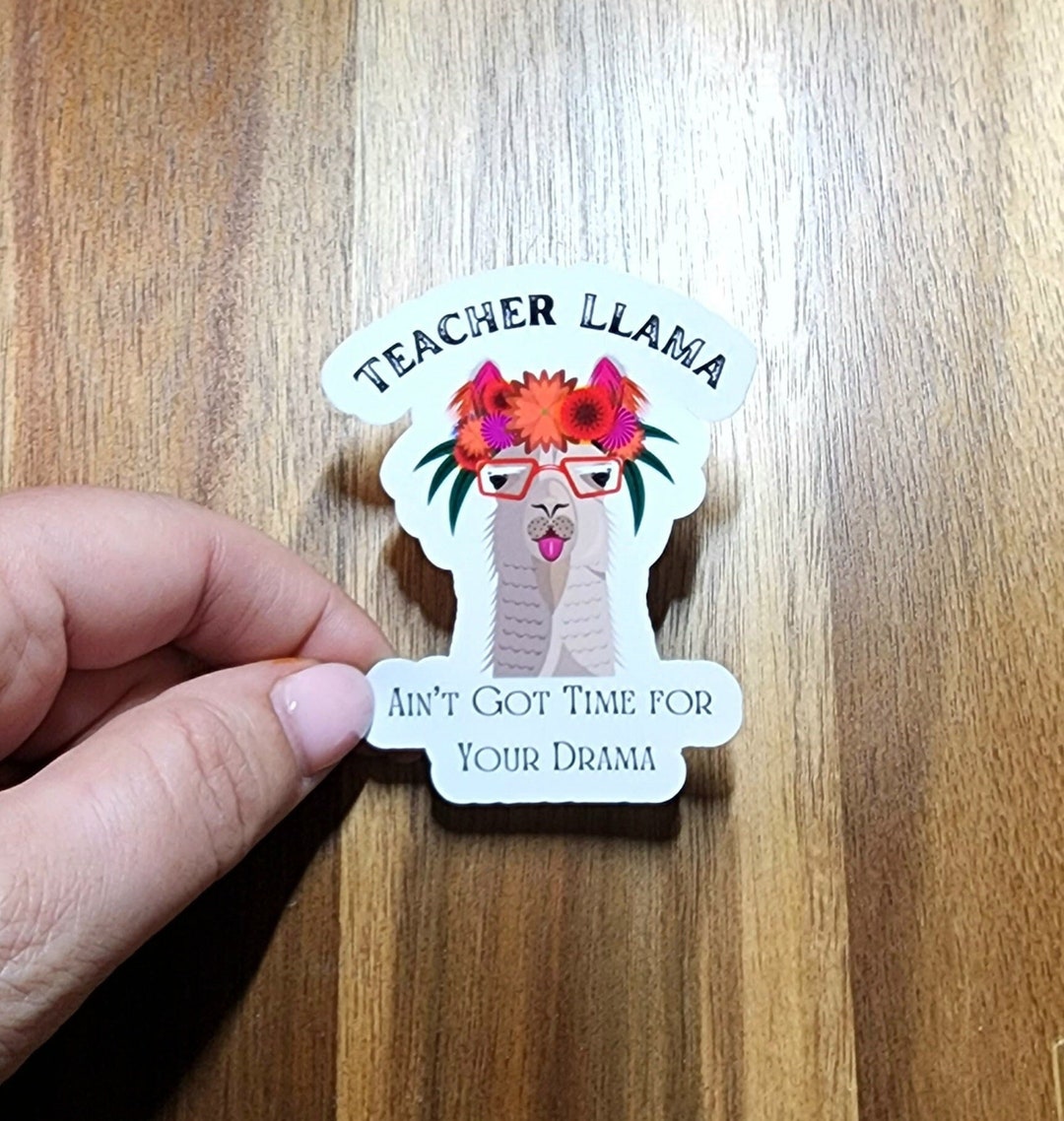 Lehrer Lama Sticker, Lehrer Sticker, Lama Sticker, Lustige Sticker ...