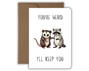 Funny Love Card for Boyfriend Girlfriend, Anniversary Card for Partner, Best Friend Card, Soulmate Humor Card