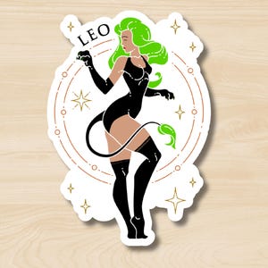 Leo Sticker, Zodiac Sign Sticker, Horoscope, Leo Gift, Leo Queen