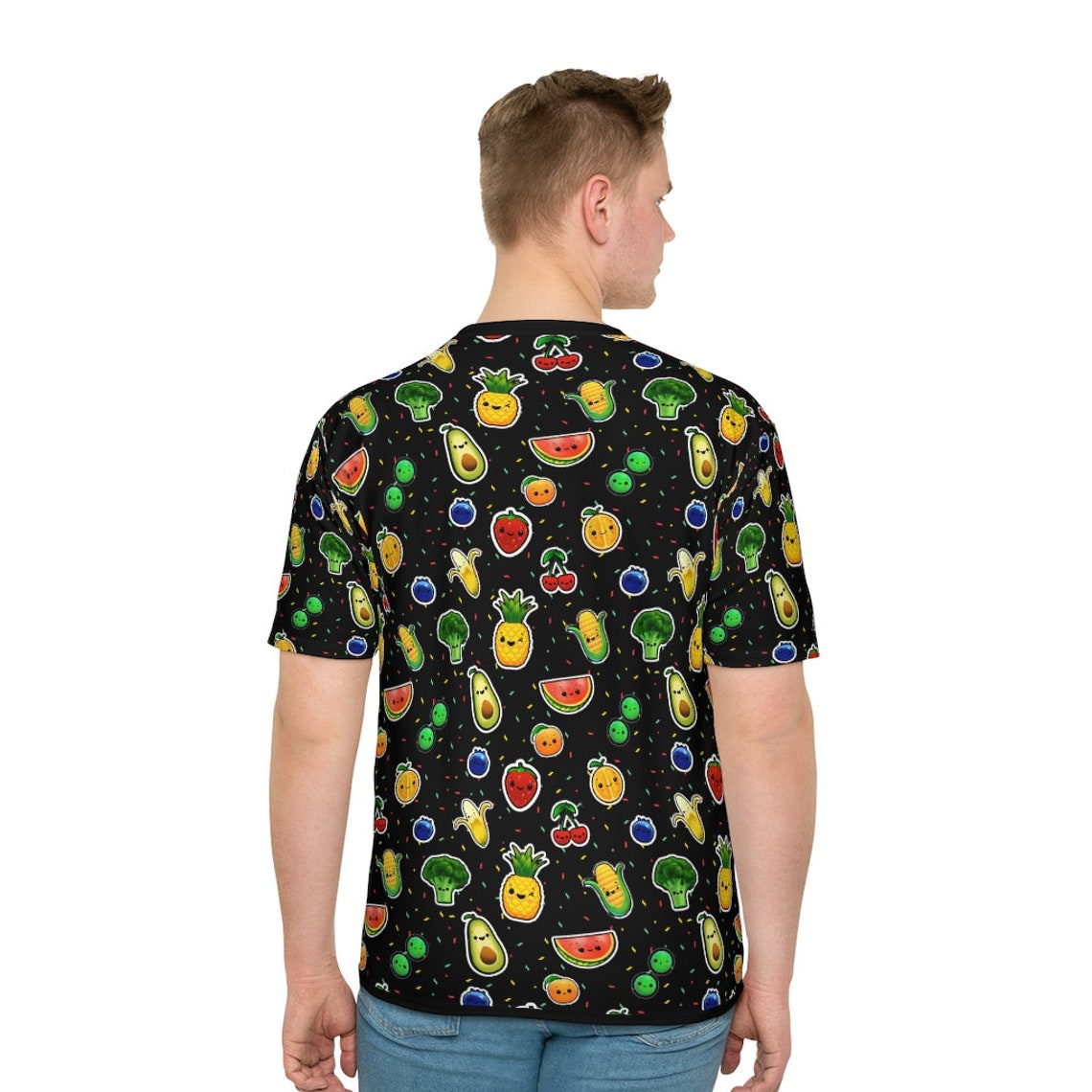 Hey Bear Sensory Dancing Fruit Tshirt All Over Pattern Hey - Etsy