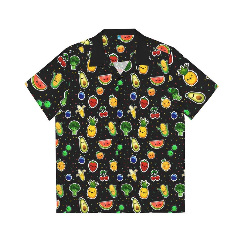 Hey Bear Sensory Dancing Fruit Tshirt All Over Pattern Etsy New Zealand