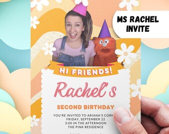 Ms Rachel Invite - Etsy