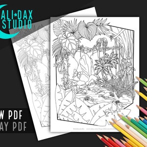 Reverse coloring book printable, DIY activity at home