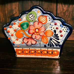 Napkin Holder Servilletero Handmade Talavera