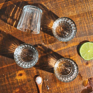8 Qty Vaso Veladora Shot Glasses Bulk Box for Mezcal/Sotol/Tequila from Oaxaca Mexico