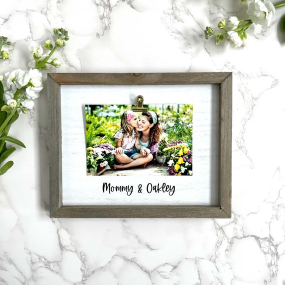 Mommy and Me Picture Frame Gift Personalized Picture Frame Etsy