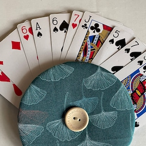 Porte-cartes à jouer pour les petites mains, Porte-cartes facile à tenir pour les enfants, Aide de jeu pour les enfants, Coups de main bleus pour les personnes âgées