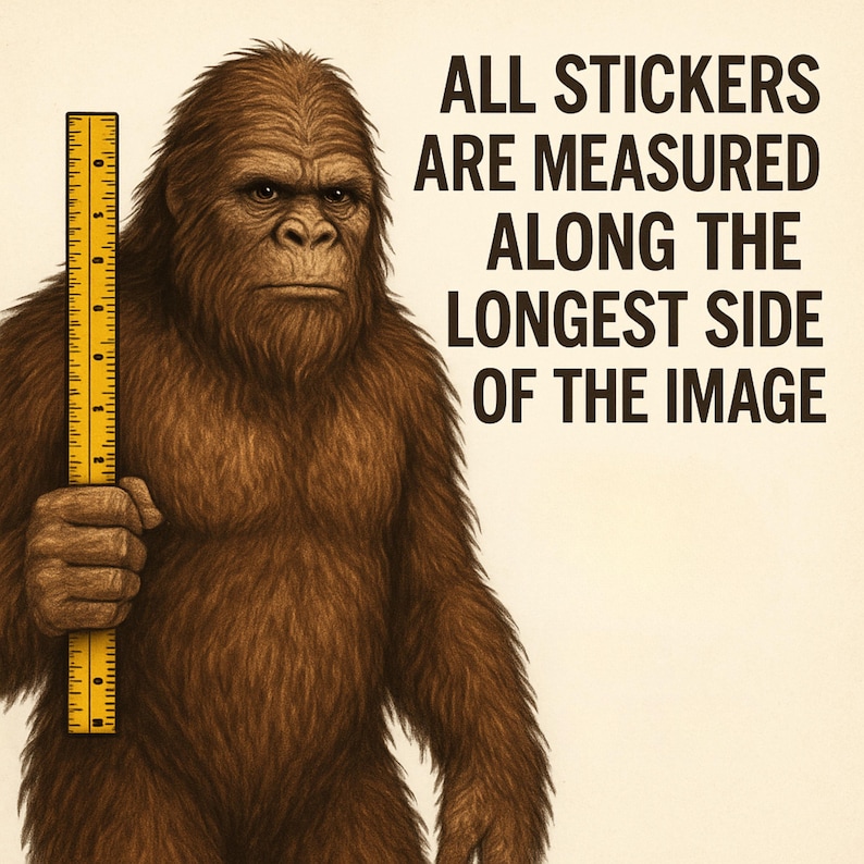 Pegatina de Bigfoot en Crocs, Bigfoot, pegatina, Crocs, Sassy, Sasquatch, elegante, zapatos, senderismo, zapatillas, críptido, mítico, criatura, humorístico imagen 5
