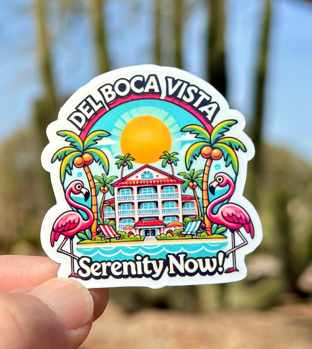 Del Boca Vista Condo Sticker, Del Boca Vista, Seinfeld, Sticker