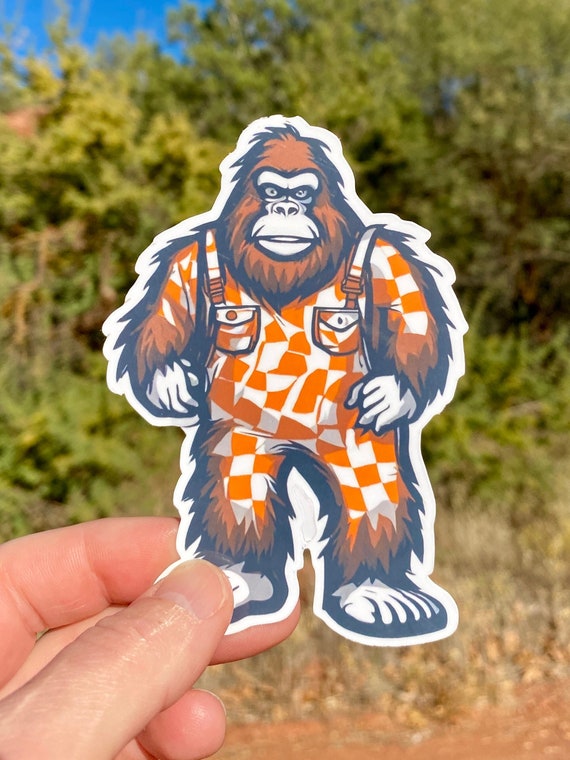 Orange and white checkered overalls sales