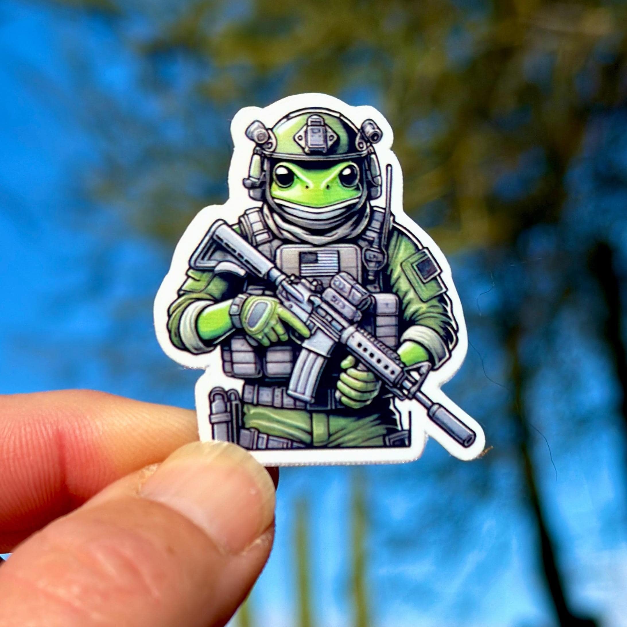 Tactical Frogman Vinyl Sticker, Military Operator - Etsy