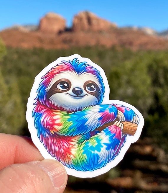 Giant tie dye sloth deals