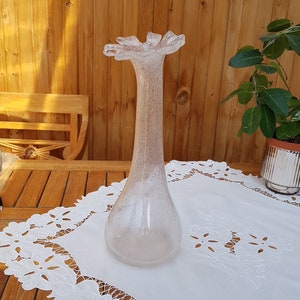 Murano Style - unique bubble glass Vase
