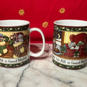 Susan Winget Christmas Mugs – Certified International, Hand-Painted, Choice of Style