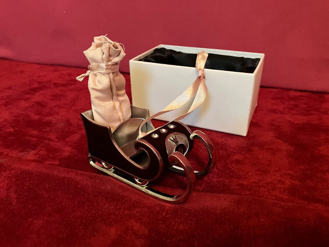 Pandora Christmas Tree Ornament sleigh Etsy