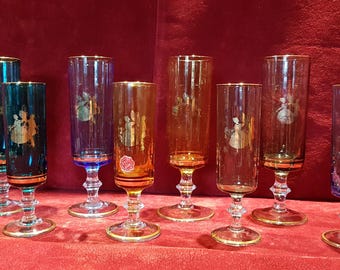 洋書 Venetian Glasses Glasses Casanova LC8 Murano Glass Luxury Frame
