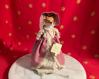 Quon - Quon Inc. - Country Faire Musical Doll - Ms. Sabrina Fox - Tune Love Story - Very Good Condition