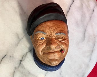 English Chalk Heads, Bosson 1960s-1980s - Etsy
