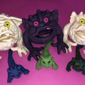 Boglins Vintage Mattel Gremlin Halloween Monster Puppets Horror Squishy Troll Critters