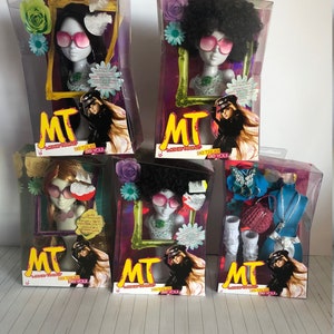 Vintage Moxie Teenz Puppe Perücken & Zubehör VHTF eingestellt NRFB MGA Puppen