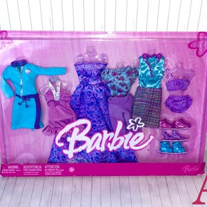 Barbie vintage fashion and accessories packs from different eras Fashionistas Fashion fever Y2K Foreign Issue European