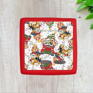 Christmas Dogs Toniebox Decal