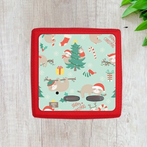 Christmas Sloth Toniebox Decal