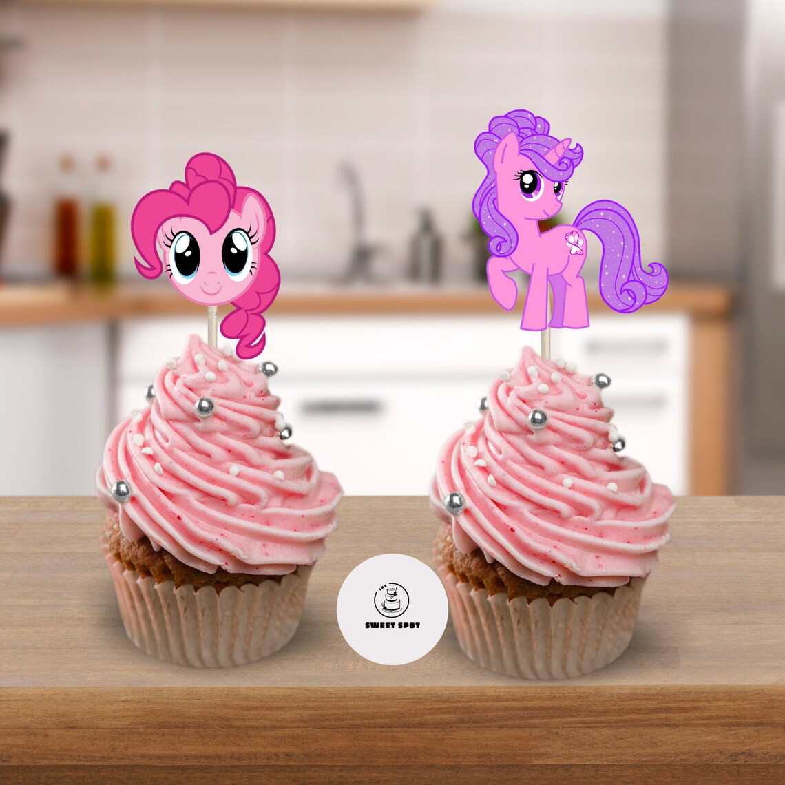 Printable Little Pony Inspired Cake &amp; Cupcake Topper-digital Download ...