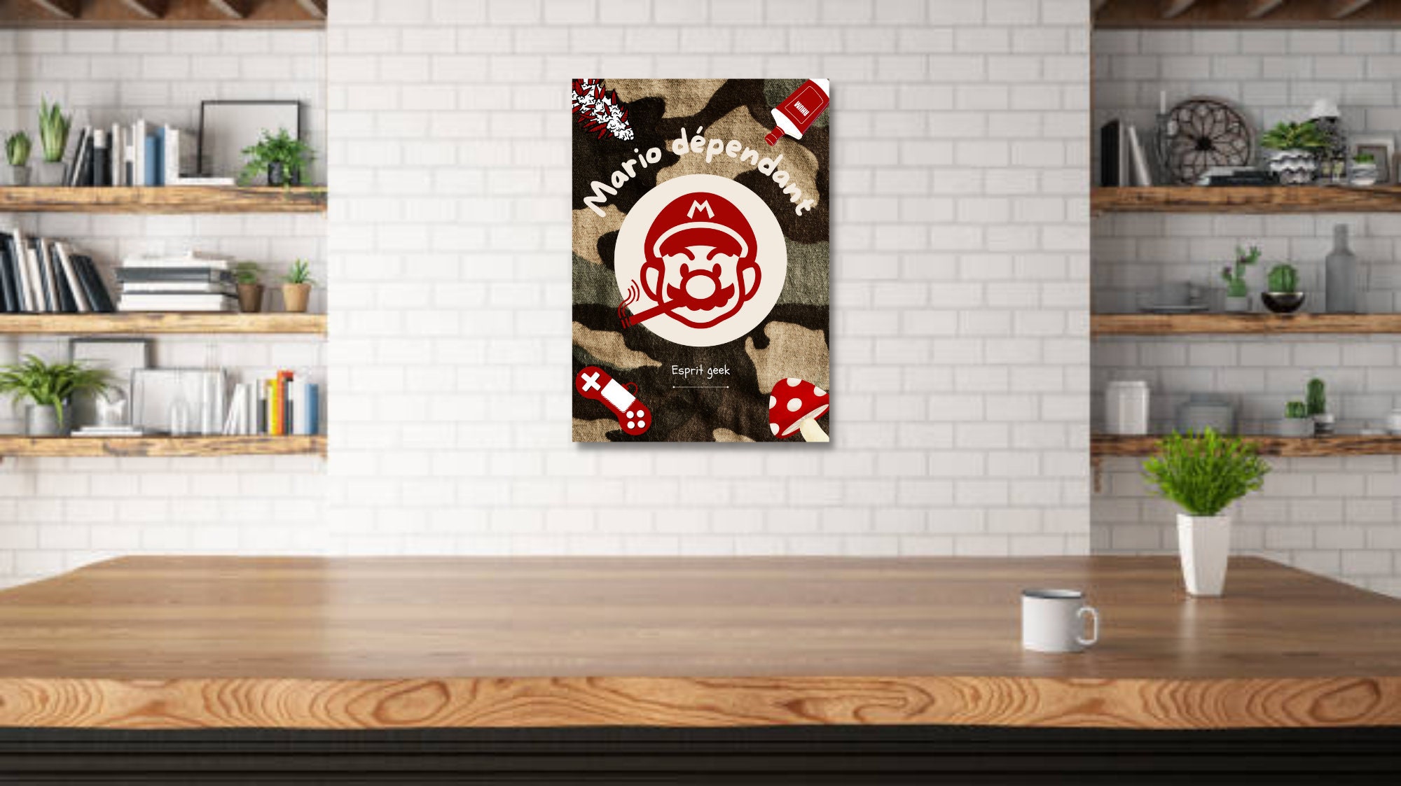 Mario Dépendant, Esprit Geek