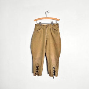 Vintage 40s Laced Boy Scouts Pants Calvary Style